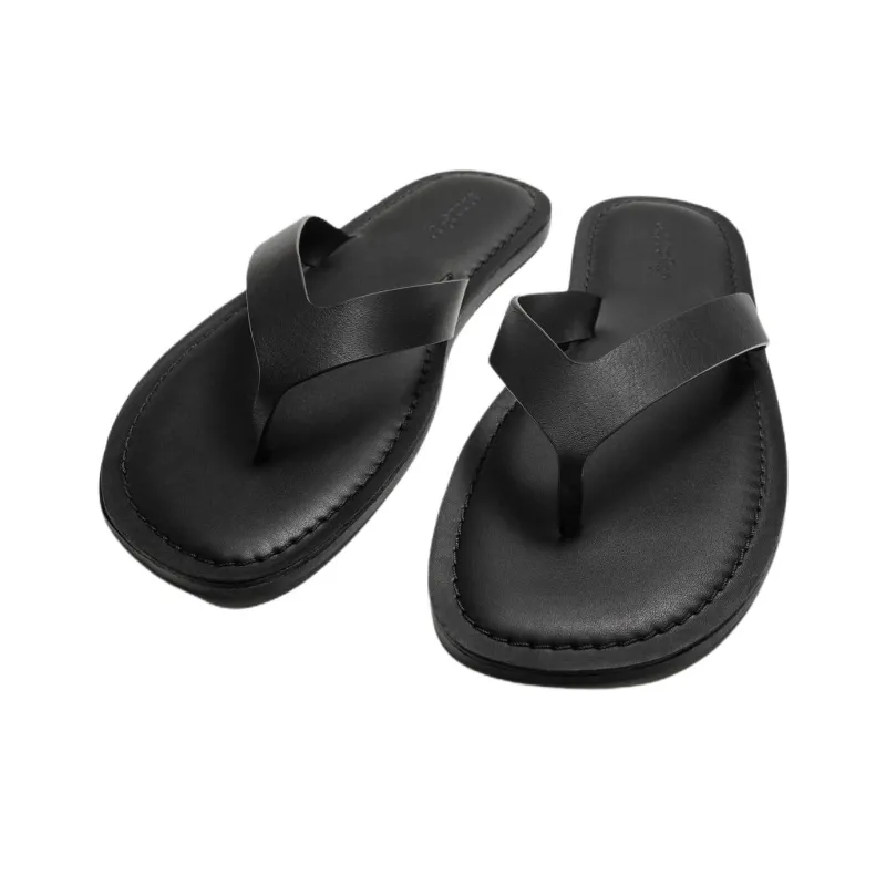 ZARA ORIGINS Abrasion Resistant Flip Flops Men's Black-2