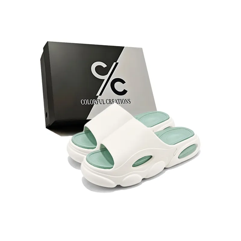 Colorful Creations EVA Quiet, Slip Resistant, Quick Dry Slide Slippers Men's-0