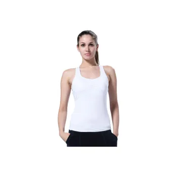 Lulifama Yoga Tank Top Women's White