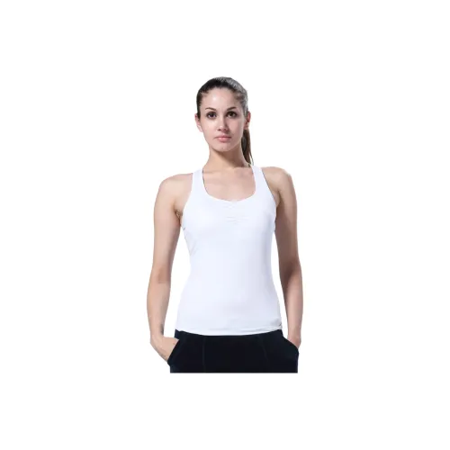 Lulifama Yoga Tank Top Women's White