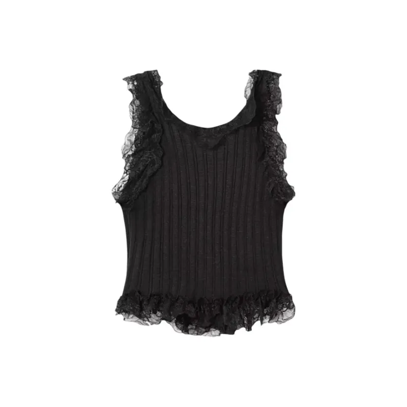 DOKZB Tank Tops Women's Black-1
