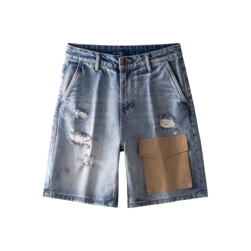 Jeep Denim Shorts Unisex Nostalgic Blue-0