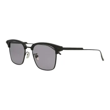 Bottega Veneta Acetate Browline Sunglasses Men's Black