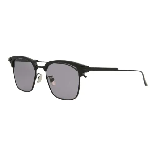 Bottega Veneta Acetate Browline Sunglasses Men's Black