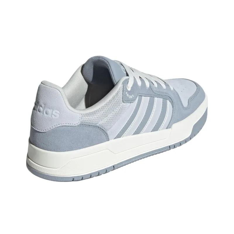 Adidas ENTRAP Anti Slip Wear Resistant Low Top Skateboard Shoes Unisex Silver Gray-3