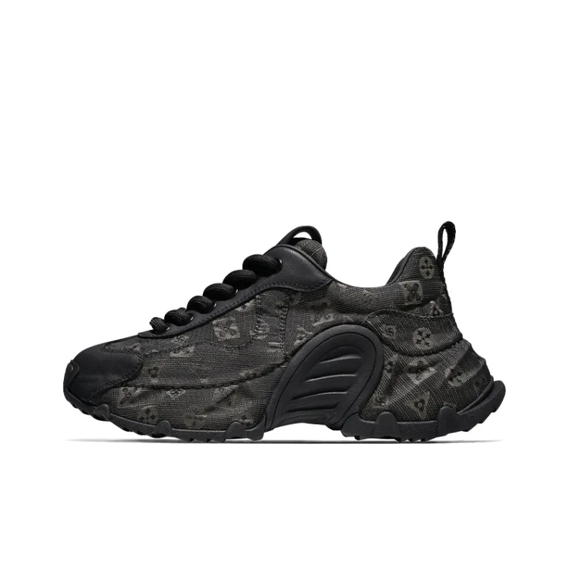 SALAXI Cushioning Abrasion Resistant Lightweight Height Increasing Mat Low Top Chunky Sneakers Unisex-0