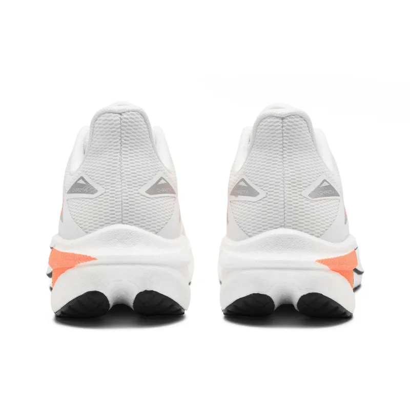 CHRROTA Low Top Running Shoes Unisex Orange Silver Flash-3