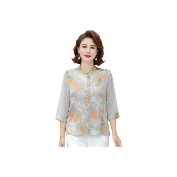 PIERRE CARDIN Chiffon Shirt Women's