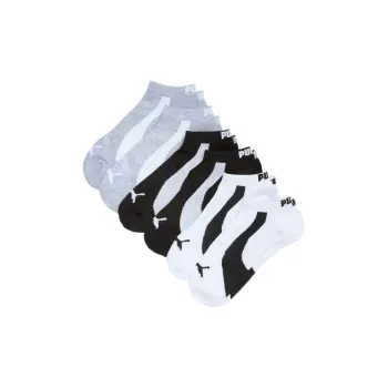 PUMA Half Terry Ankle Socks Men's 6 Pack Black Combo