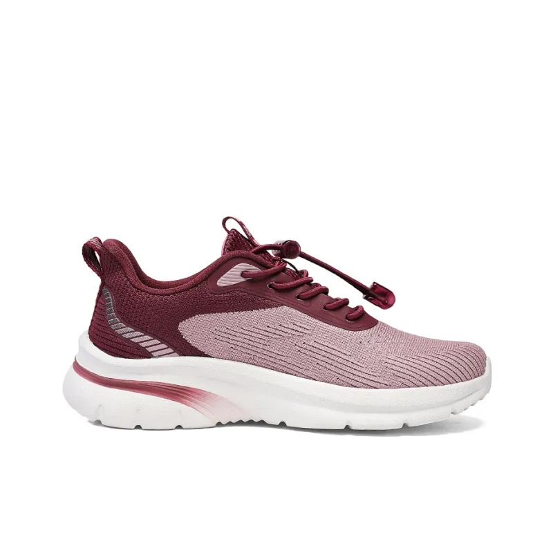 ZULIZ Sports Elderly Shoes Casual Shoes Women's Low Top Maroon/Pink-2