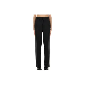 Maison Margiela Drawstring Pressed Crease Trousers