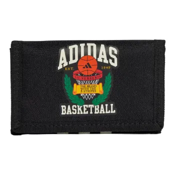 Adidas HOOPS Polyester Wallet Unisex Black