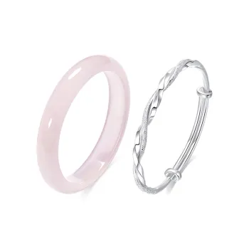 The Years Are Quiet Glass Cat Eye Bangles Unisex