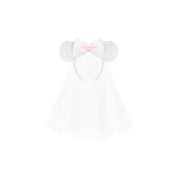 Disney Minnie Series Polyester Headbands Women's Pink/Blue