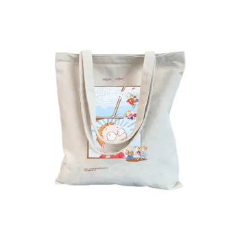 Warrior Canvas Bag Unisex Beige