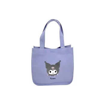 Sanrio Cotton Tote Bag, Shopping Bag, Handbag Mini Women's Purple