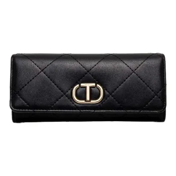 TWINSET MILANO PU Wallet Women's Black