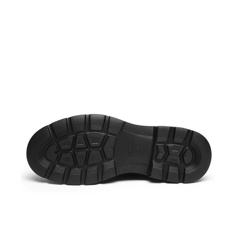 VOLO Men's Casual Shoes Men Low Top Black/Brown-3