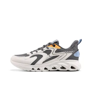 361° Cushioning And Breathable Low Top Casual Running Shoes Men's Gray