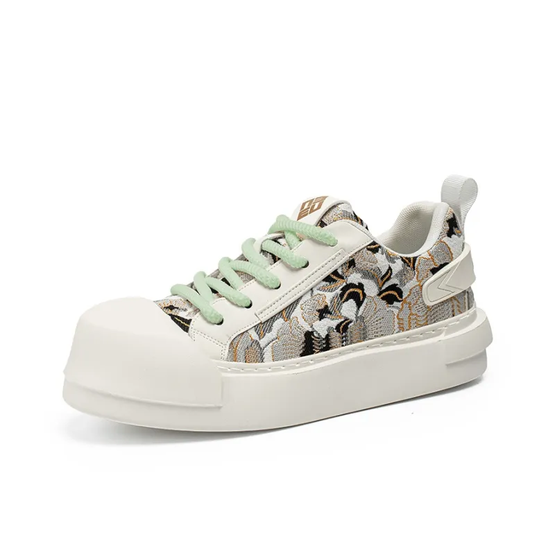 Black tailed Deer Slip Resistant Breathable Abrasion Resistant Low Top Canvas Shoes Men's-1
