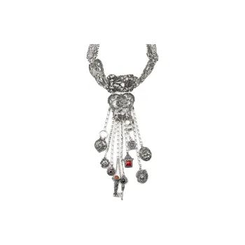 ZARA Metal Necklaces Women's Silver