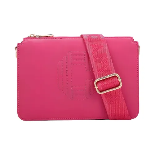 Kurt Geiger London Leather Shoulder Bag Crossbody Bag Women's Fuchsia