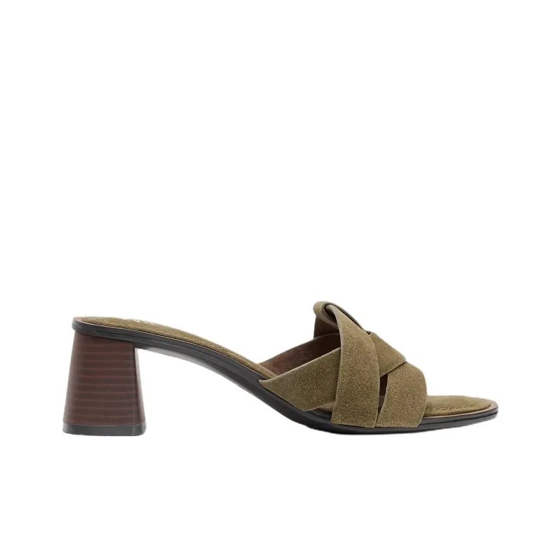 ZARA PU Polyurethane Abrasion Resistant Slide Slippers Women's Green-1