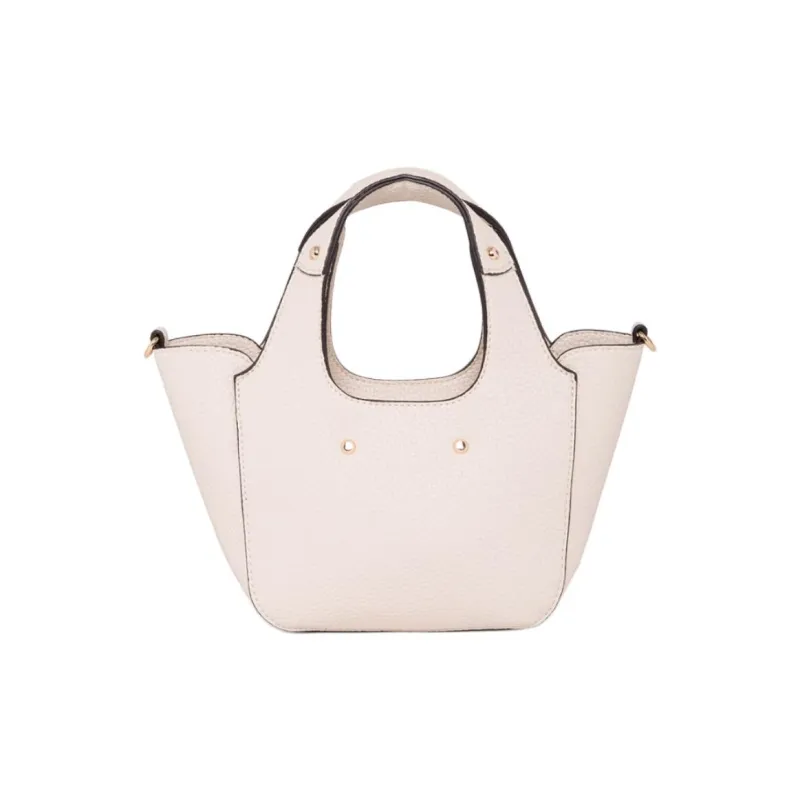 GUESS Artificial Leather Tote Bag, Shopping Bag, Combo Bag, Handbag Women's White-3