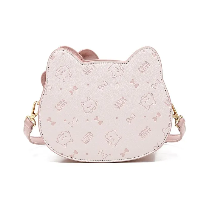CHAOFANJI PU Shoulder Bag, Crossbody Bag Women's Cherry Blossom Pink-1