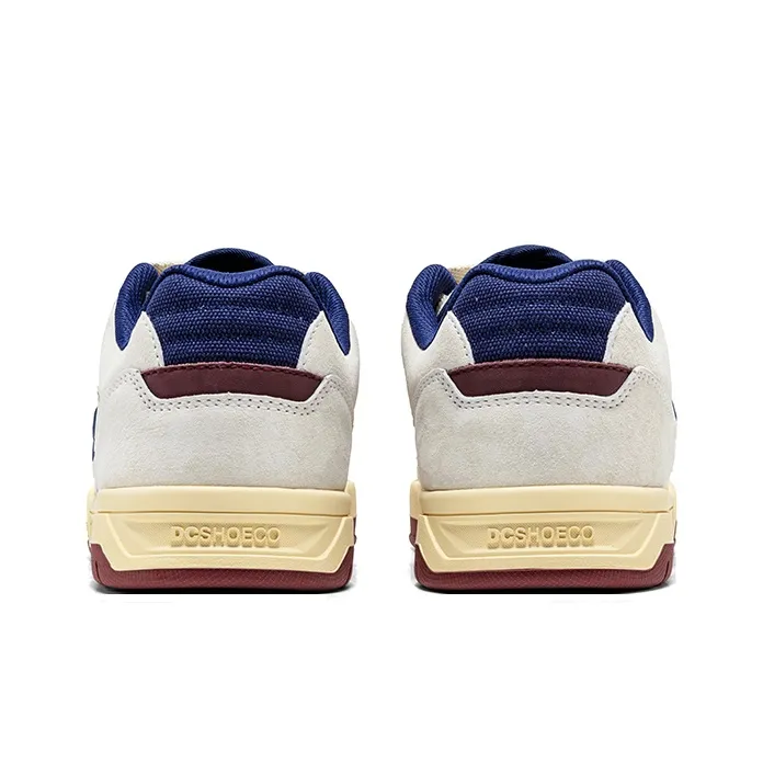 DC Shoes ASTRA CAS Wear resistant, Non slip And Breathable Low Top Skateboard Shoes Men's Nautical Beige Blue-3