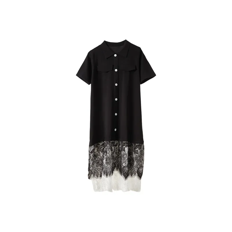 BANANA BABY Short Sleeved Dress Women's-0