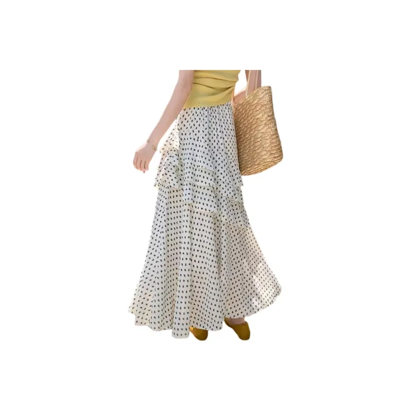 FLIM Casual Long Skirts Women's-1