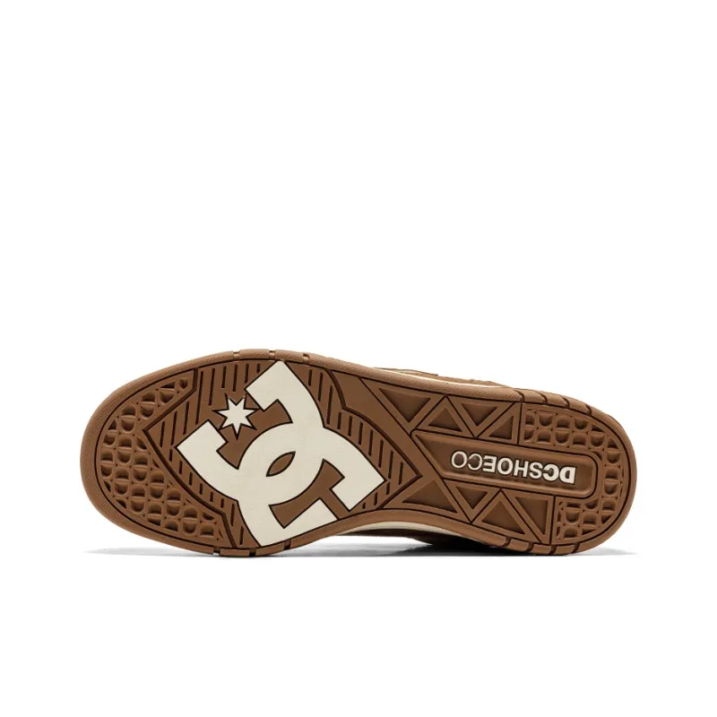 DC Shoes ASTRA PRO Abrasion Resistant Balance Low Top Skateboard Shoes Men's Milk White Mocha-4