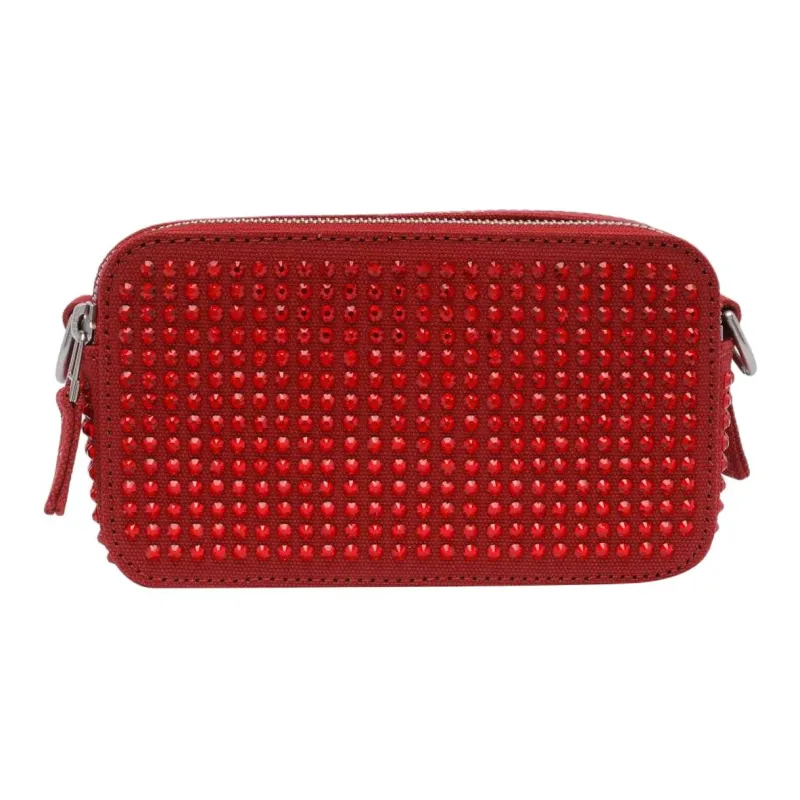 MARC JACOBS The Crystal Canvas Snapshot Crossbody Bag-2