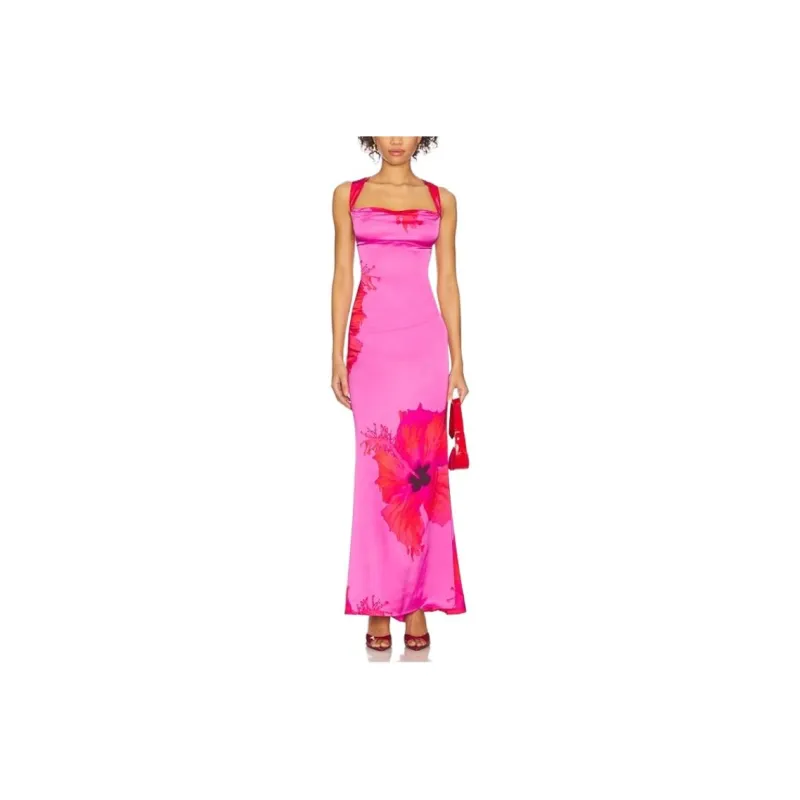 GOOD AMERICAN Sleeveless Dress Women's Pink-0