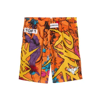 PUMA X LAMELO BALL Basketball Shorts Men's Orange