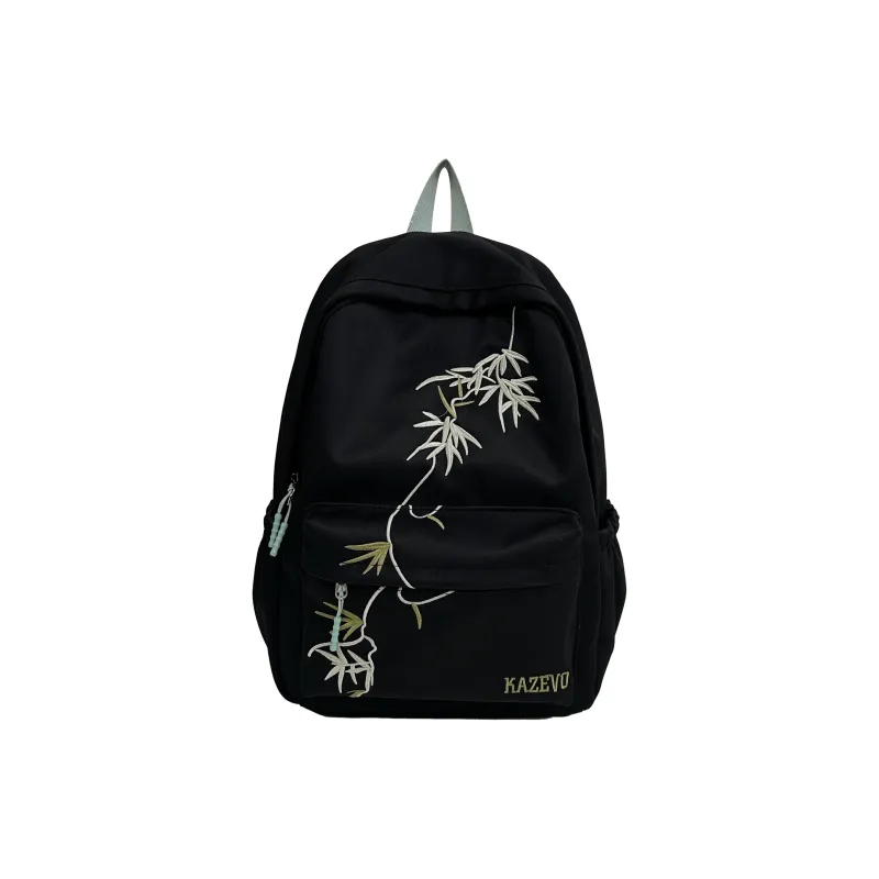 Alcohol Dragon Polyester Backpack Women's White/Black/Khaki-8