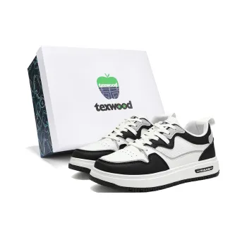 TEXWOOD Slip-Resistant Cushioning Abrasion-Resistant Low-Top Skateboard Shoes Men's