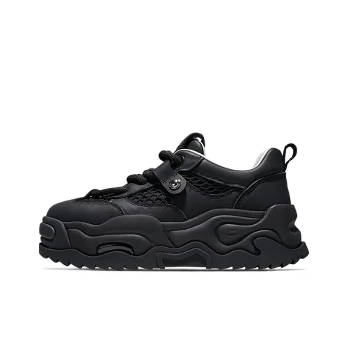 SALAXI Abrasion Resistant Height Increasing Low Top Casual Shoes Mens 6.5cm Black