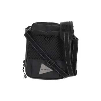 And Wander Polyester Shoulder Bag, Crossbody Bag Unisex Black
