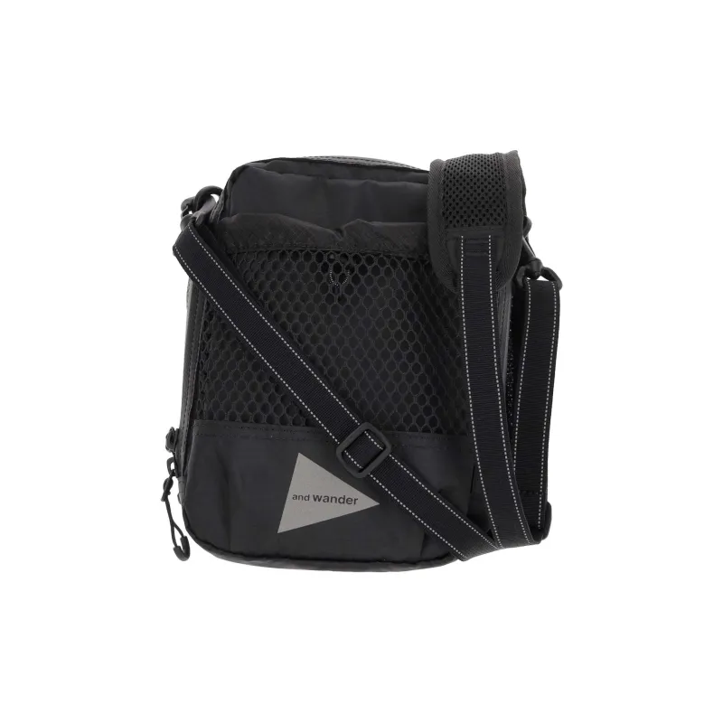 And Wander Polyester Shoulder Bag, Crossbody Bag Unisex Black-0