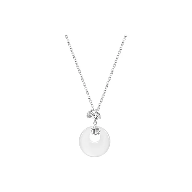 Branded Jewelry Natural Chalcedony Necklaces Women's-5