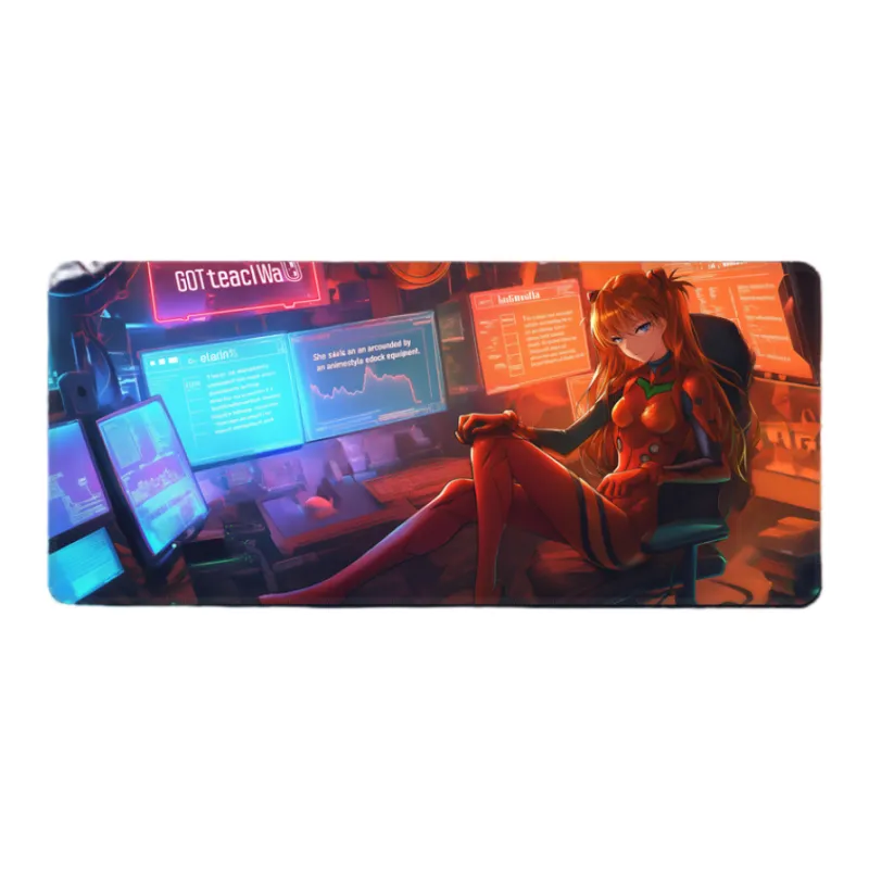 DANYIN Extra Large Evangelion Table Mats EVA Esports Computer Keyboard Pad Men's Thickened Home Mouse Pad Mouse Pads-18