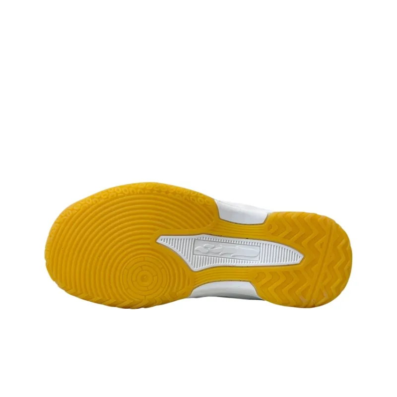MQGAll Slip Resistant, Abrasion Resistant, Breathable Low Top Vintage Basketball Shoes Women's Beige Yellow-4