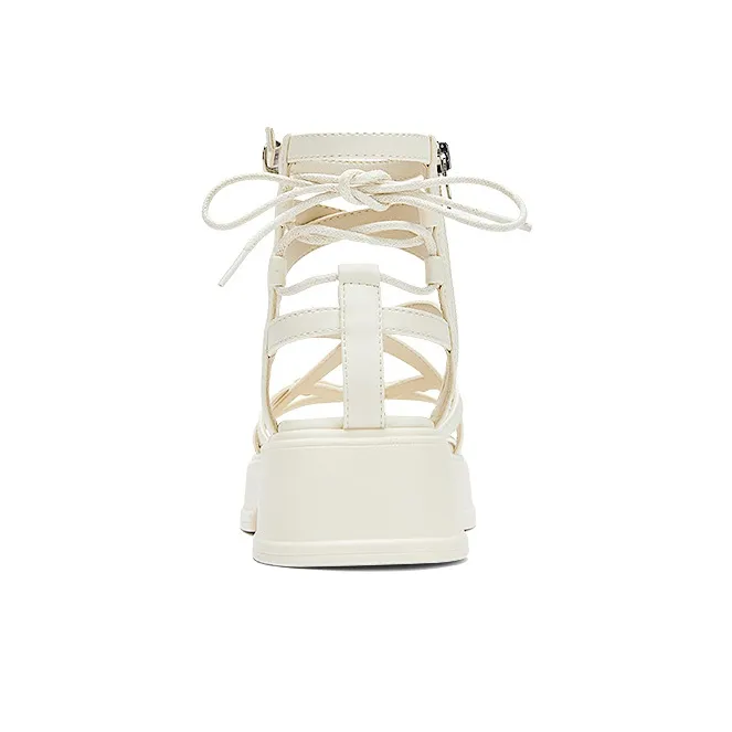 DAPHNE Roman Sandals Women's Ecru-7