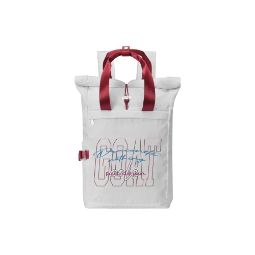 DRACONITE Polyester Backpack Unisex Red And White Two Tone