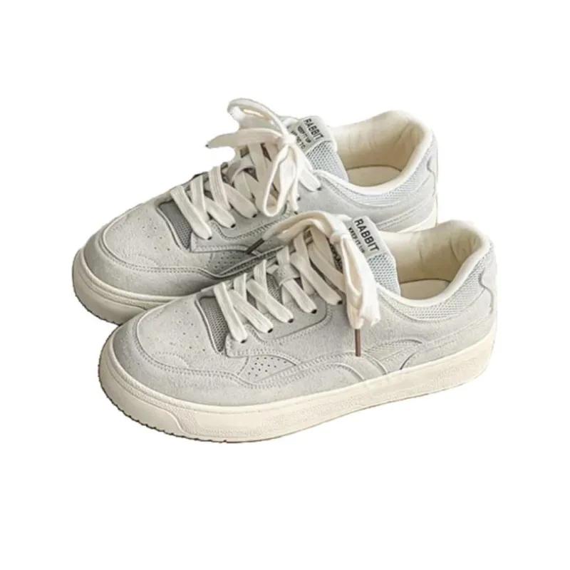 BUFFALO BOUND Anti Slip Wear Resistant Low Top Skateboard Shoes Men's Gray-2