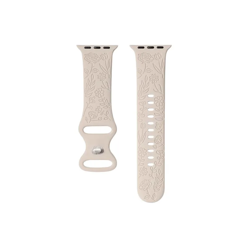 KVZUVUU IwatchS10/s9/8/7/6/Ultra Apple Compatibility Watch Band 195mm Silicone Material-0