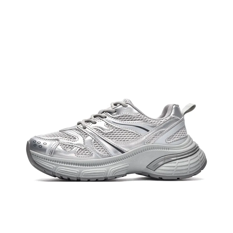 VICTORIA&VERA Slip Resistant, Abrasion Resistant, Breathable Low Top Chunky Sneakers Women's-0