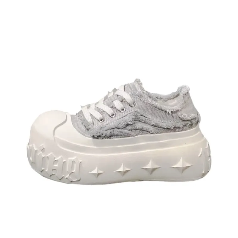 CLEARTASTE Wear resistant And Lightweight Low Top Skateboard Shoes Women's-4